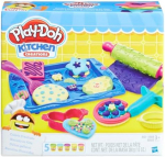 Plastiliini komplekt, koos tarvikutega Hasbro Play-Doh Sweet Shoppe Cookie Creations, mitmev&auml;rviline, 280 g