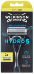 Raseerija Wilkinson Sword Hydro 5, 2 tk