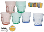 Klaaside komplekt Kitchen&GO, klaas, 0.3 l, 6 tk, eriv&auml;rviline