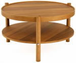 Kohvilaud Kalune Design Monza, p&auml;hklipuu v., 80 cm x 80 cm x 48 cm
