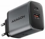 Telefoni laadija Axagon ACU-PQ67, USB Type C/USB Type A, hall v., 67 W