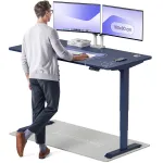 Arvutilaud reguleeritava k&otilde;rgusega Desktronic HomePro 829 853, 160 cm x 80 cm, 126 cm, sinine v.