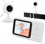 Kahjustatud pakendiga toode. Beebimonitor Lionelo Babyline 3.4, valge v.