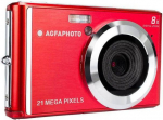 Kahjustatud pakendiga toode. Digifotoaparaat AgfaPhoto Red DC5200, punane v.