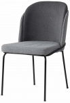 Toolide komplekt Kalune Design Dore 219 974NMB1932, matt, must v./hall v., 52 cm x 62 cm x 75 cm, 2 tk