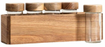 V&uuml;rtsipurkide komplekt Homla Mooka 243611, l&auml;bipaistev v./pruun v., 28 cm