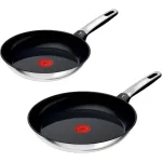 Pannide komplekt Tefal Emotion E331S2, &Oslash; 28 cm, roostevaba teras
