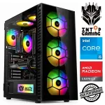 Statsionaarne arvuti Intop RM93118NS Intel Core i5-12400F, DDR4 16 GB, SSD+HDD 250 GB 2 TB, AMD Radeon RX 9060 XT 16 GB GDDR6