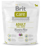 Kuiv koeratoit Brit Care Adult Small Breed Lamb & Rice, 1 kg