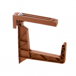 Lillepotihoidik Uniplastex, plastik, pruun