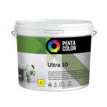 V&auml;rvi alus Pentacolor Ultra Ultra 10, emulsiooni-, poolmatt, 5 l