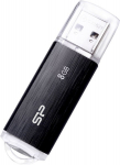 USB m&auml;lupulk Silicon Power Ultima U02, must v., 8 GB