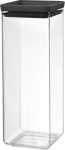 Kuivaine konteiner Brabantia 122408, 2.5 l, l&auml;bipaistev v./must v.
