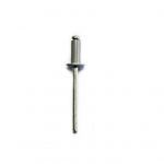 Alumiiniumist needid poolringikujulise peaga Haushalt RAL7040, 4 mm x 10 mm, 50 tk