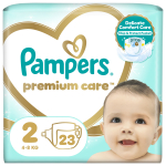 M&auml;hkmed Pampers Premium Care, 2 suurus, 4 - 8 kg, 23 tk