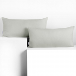 Padjap&uuml;&uuml;r Restilo Amber, valge, 80 cm x 40 cm, 2 tk