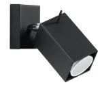 Valgusti seinale Sollux Merida Opium 25986, GU10, 1 x 40 W, must v. / must v.
