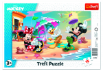Pusle Trefl Disney Mickey And Friends, 15.9 cm x 25.8 cm, 15 tk, mitmev&auml;rviline