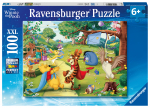 Pusle Ravensburger Winnie Pooh 129973, 49 cm x 36 cm, 100 tk, mitmev&auml;rviline