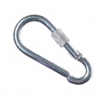 Karabiin Haushalt ZP 1DD, tsingitud, metall, 14 cm, &Oslash; 1.2 cm