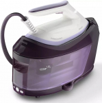 Triikimiss&uuml;steem Philips PerfectCare 6000 Series PSG6024/30, valge v./violetne v.