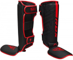 S&auml;&auml;re- ja tallakaitse RDX F6 SGR-F6MR-XL, must/punane, XL