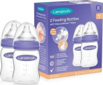Pudelite komplekt Lansinoh NaturalWave, 160 ml, 0 kuud, l&auml;bipaistev v.