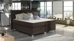 Voodi kahekohaline Amadeo Sawana 26, 140 x 200 cm, pruun v., madratsiga, p&otilde;hjalippidega