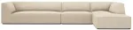 Nurgadiivan Micadoni Home Ruby 5 Seats, liivakarva pruun v., parem, 366 x 180 cm x 69 cm