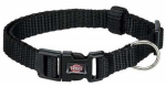 Kaelarihm koertele Trixie Premium, must v., 150 - 250 mm x 10 mm, XXS-XS