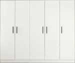 Riidekapp Kalune Design Kale 2216, valge v., 52 cm x 225 cm x 190 cm