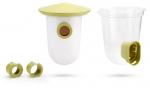 Linnumaja Singing Friend Set Green, 22.5 cm x 17.5 cm