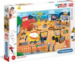 Pusle Clementoni Construction Site 683643, 23.5 cm x 33.5 cm, 60 tk, mitmev&auml;rviline