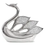 Dekoratiivne kujuke Palmera Swan, h&otilde;be v., 27 cm x 8 cm x 26 cm
