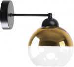 Valgusti seinale Candellux Lighting Contessa, E27, 1 x 40 W, must v.