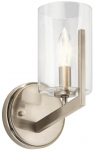 Valgusti seinale Elstead Lighting Nye, E14, 1 x 40 W, nikkel v.
