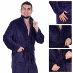 Hommikumantel Springos HA7382, sinine, M/L