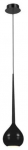 Valgusti rippuv AZzardo Aga AZ1061, E14, 1 x 40 W, must v.