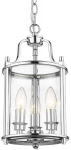 Valgusti rippuv Cosmo Light New York P03427CH, E14, 3 x 40 W, l&auml;bipaistev v./h&otilde;be v., 20 x 37 cm