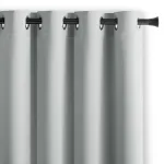 Pimendav kardin, lipsuga Restilo Blackout, helehall v., 140 cm x 245 cm