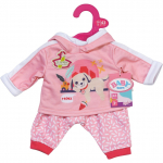 Riiete komplekt nukule Zapf Creation Baby born Jogging Suit Dog, roosa