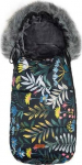 Talvine magamiskott beebile Sensillo Olaf Flowers, sinine v./kollane v./roheline v., 100 cm x 45 cm