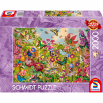 Pusle Schmidt Beautiful Butterfly Garden, 69.5 cm x 97 cm, 2000 tk, mitmev&auml;rviline