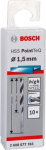 Metallist puurikomplekt Bosch PointTeQ, metall, hss, silindriline, 1.5 mm x 4 cm