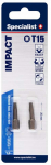 Kruvikeeraja otsikute komplekt Specialist+ Impact, T15