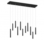 Valgusti lagi Trio Tubular, LED, 11 x 2.8 W, must v.
