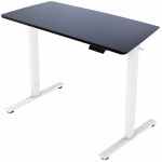 Arvutilaud reguleeritava k&otilde;rgusega Home4you Ergo Fit K187172, 120 cm x 60 cm, 71.6 - 116 cm, must v.
