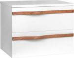 Valamualune vannitoa kapp Deftrans Agi, pruun v./valge v., 40 cm x 50 cm x 53 cm