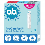 H&uuml;gieenilised tampoonid O.B. ProComfort 4in1, Mini, 8 tk