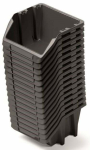 T&ouml;&ouml;riistakast Prosperplast Bineer Short, 23.4 cm x 7.7 cm x 9.2 cm, must v.